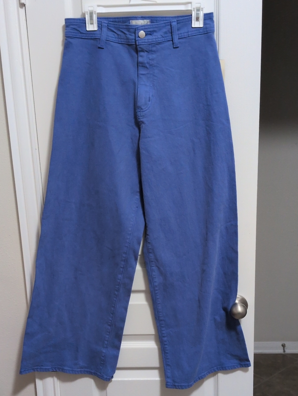 Blue Sailor Wide Leg High Rise Jeans